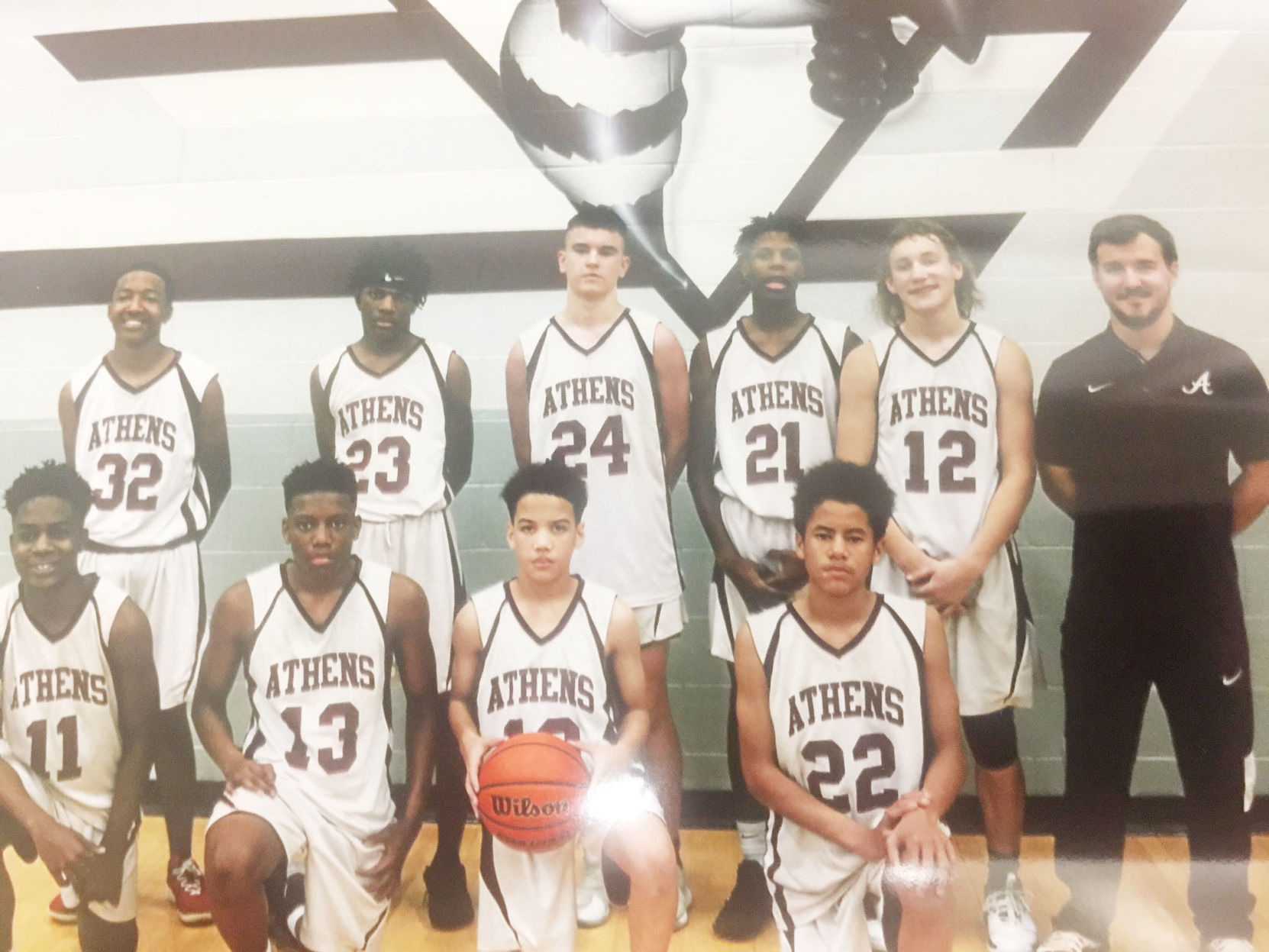 AMS 8th Grade Boys win district